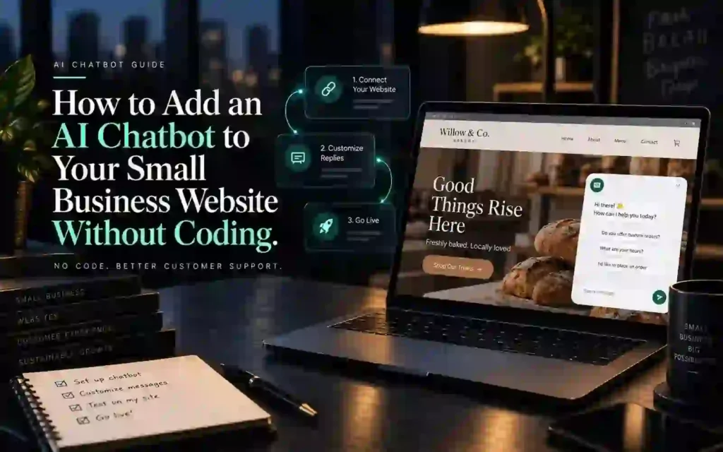 How to Add an AI Chatbot to Your Small Business Website Without Coding