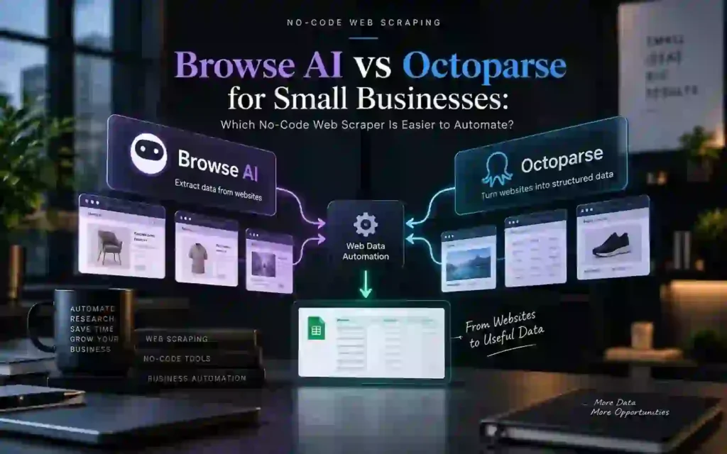Browse AI vs Octoparse for Small Businesses: Which No-Code Web Scraper Is Easier to Automate?